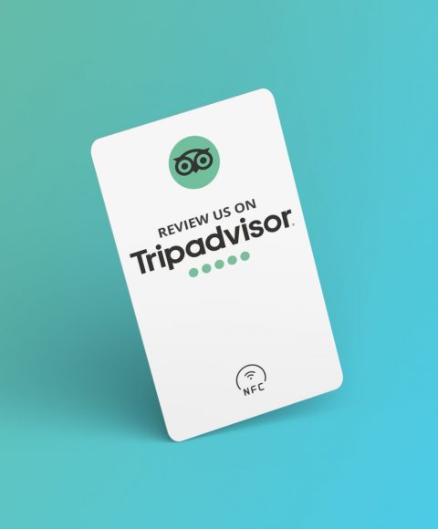 TRIPADVISOR NFC REVIEW CARD TRUZZER FRONT