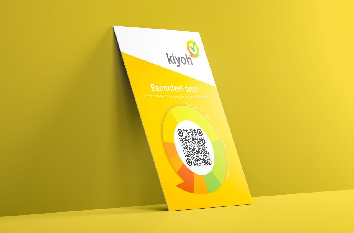 kiyoh card back yellow cover