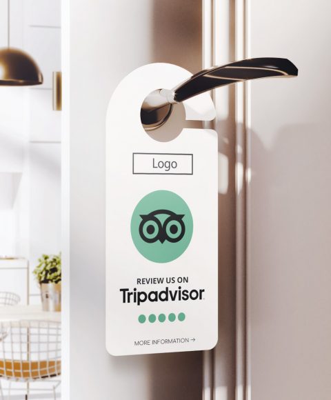 tripadvisor review door hanger for hotels truzzer s
